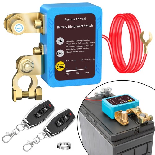 Autobatterie-Minuspol-Unterbre
