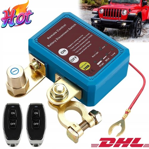 Autobatterie-Minuspol-Unterbre