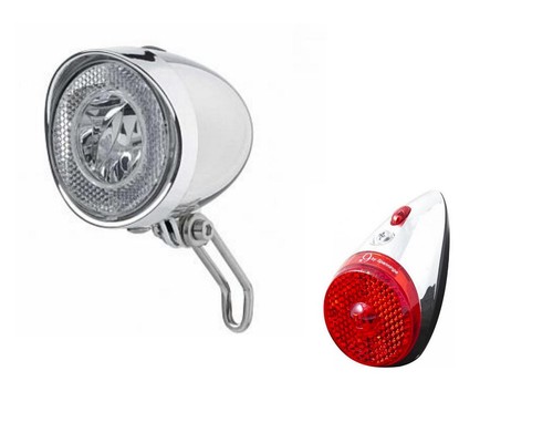 Retro led scheinwerfer chrom - retro, led-scheinwerfer